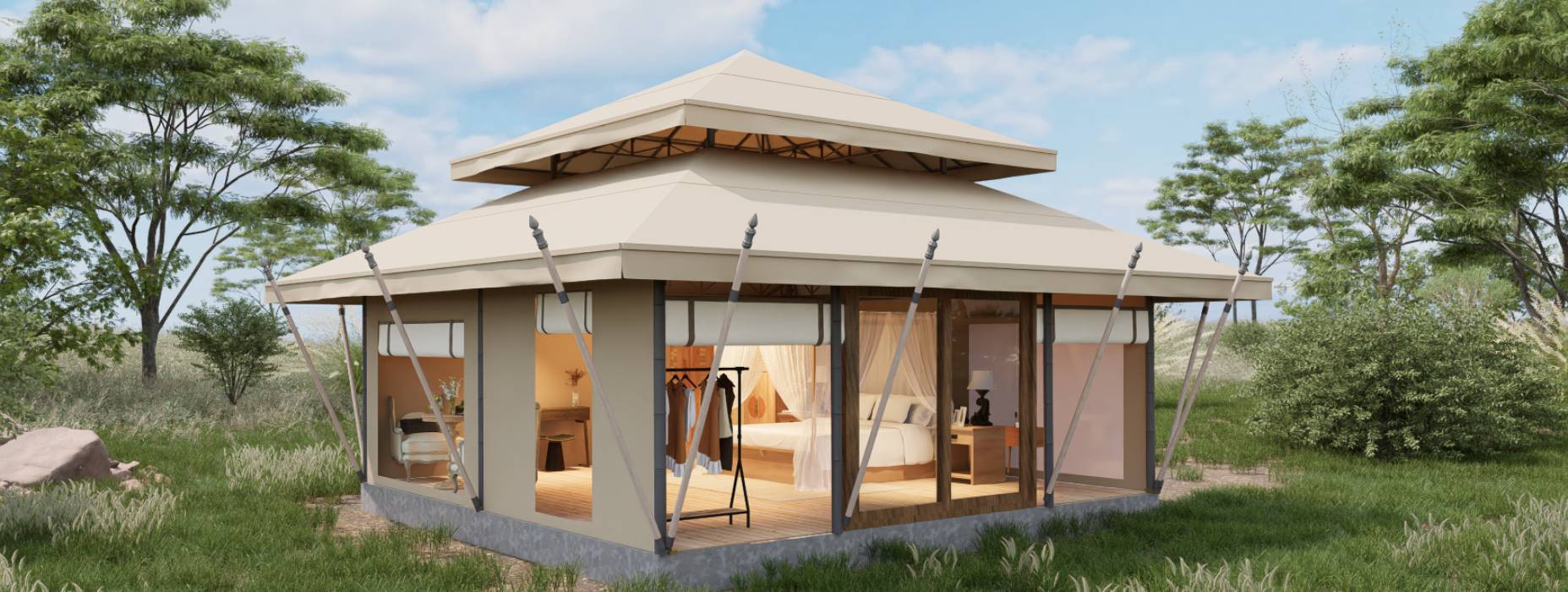 山亭区户外野奢帐篷